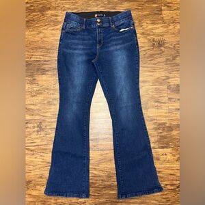 Indigo Poppy Flare Jeans Size 12
